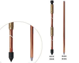 China SUS304 Electrode Copper Clad Steel Earth Rod High Strength Outdoor wholesale