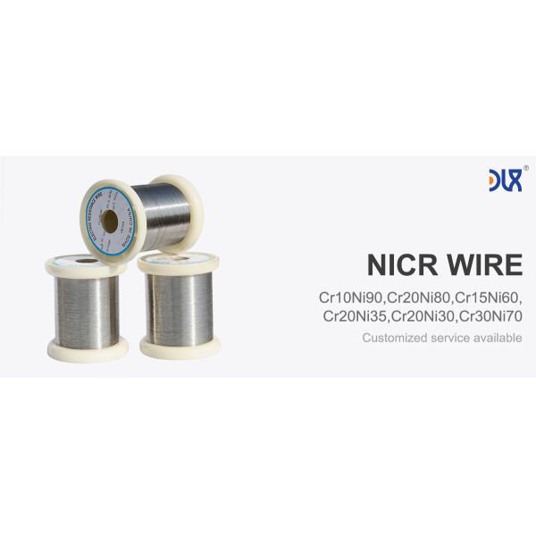 ASTM B344 NiCr 80/20 Nichrome Resistance Wire 1200°C Maximum Operating Temperature 1400°C Melting Point For Industrial Heating Elements