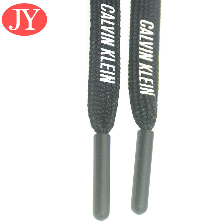 Jiayanag Phthalate Free White color blue aglet stripe plastic TPU soft rubber aglets