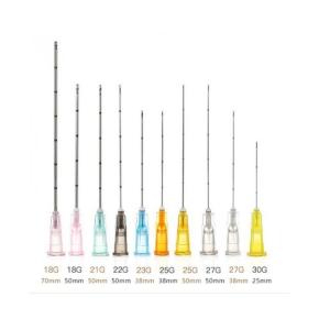 China 50mm 70mm Blunt End Cannula Injectable Dermal Filler Cannulas 21g wholesale