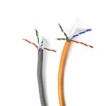 Lan cable twisted 4 pairs Cat 6 non-shielding indoor network cable