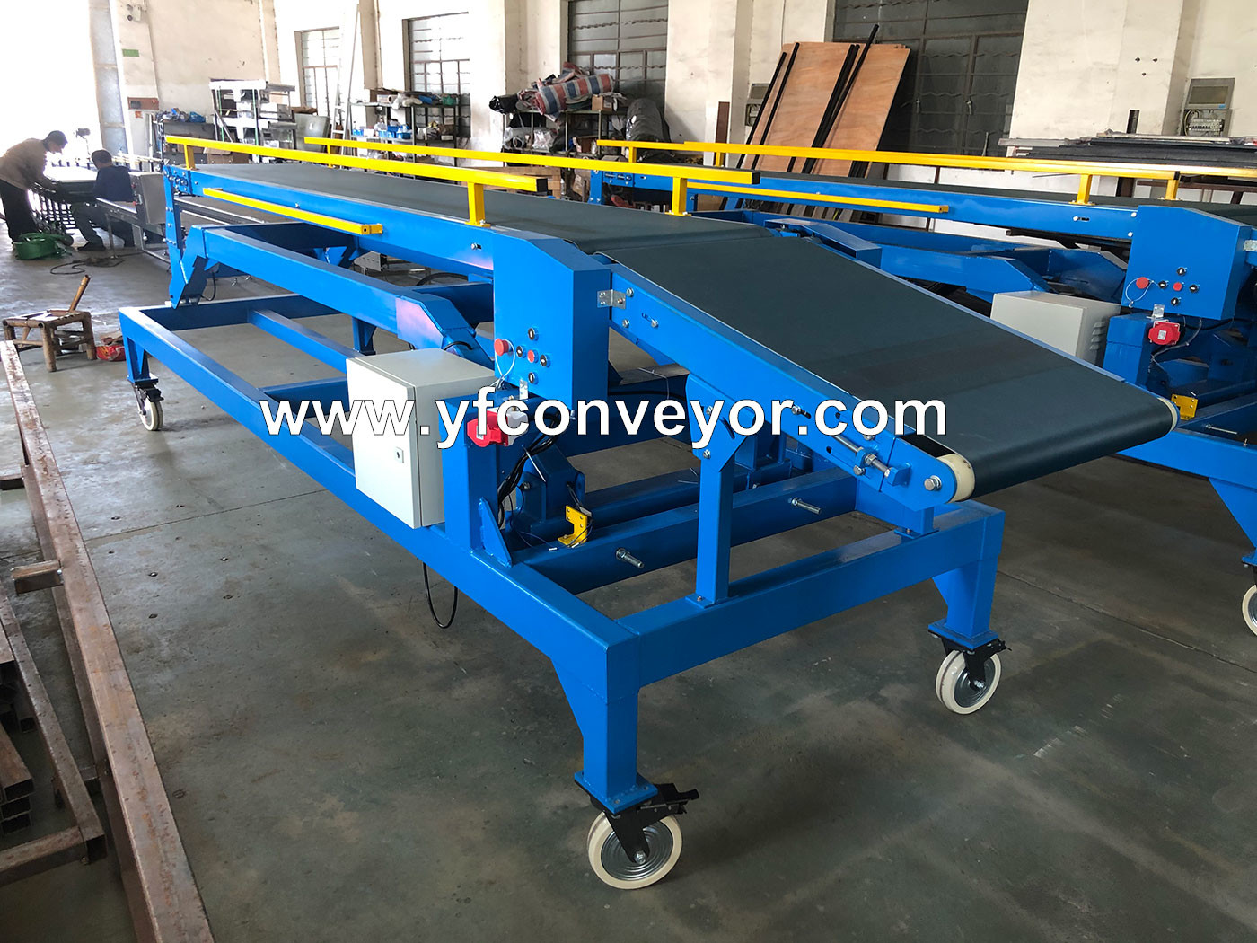 Adjustable Truck Loading Belt Conveyor,Telescopic Conveyor System
