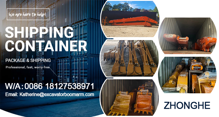 Factory Sale Excavator Telescopic Sliding Arm Q355B for CAT, Sumitomo, Komatsu, Kobelco