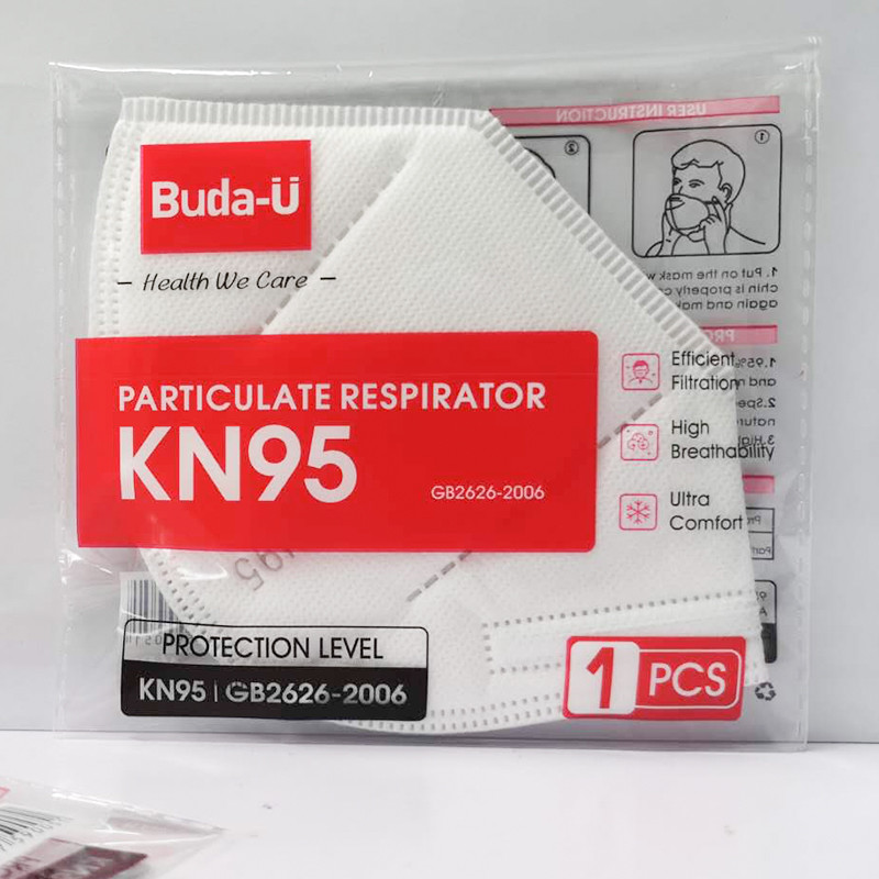 EUA Model Non Woven Face Mask Comfortable Kn95 Mask Protection Level ≥95%