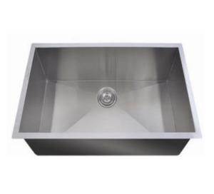 China Right Angle Stainless Single Basin Kitchen Sink Undermount 600*450mm wholesale