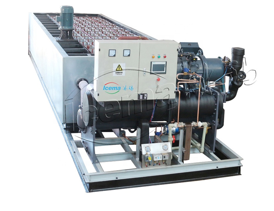Brine Type Industrial 10 Ton Ice Block Making Machine 380V