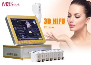 China 4MHz 12 Lines 8 Cartridges Body Slimming HIFU RF Machine wholesale