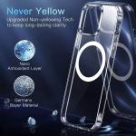 Universal Transparent Mobile Phone Cases Shockproof Magnetic Clear Phones Cover