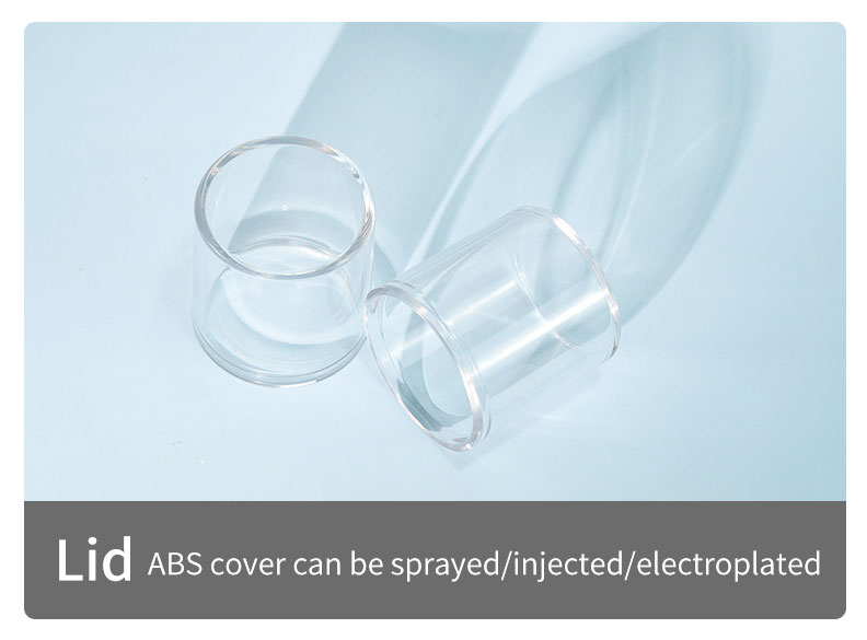 Airless Skin Care Packaging Bottles Black Airless Pump Bottle Base Material ABS Collar Material AS