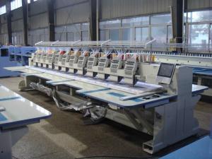China Commercial Computerized Embroidery Machine For Flat Bed 12 Heads wholesale