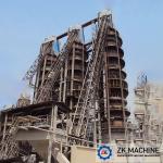 Mixed Fuel Calcination Equipment , 50TPD - 1000TPD Vertical Lime Kiln