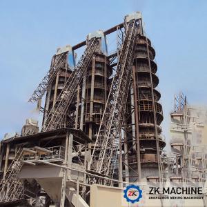 China Mixed Fuel Calcination Equipment , 50TPD - 1000TPD Vertical Lime Kiln wholesale