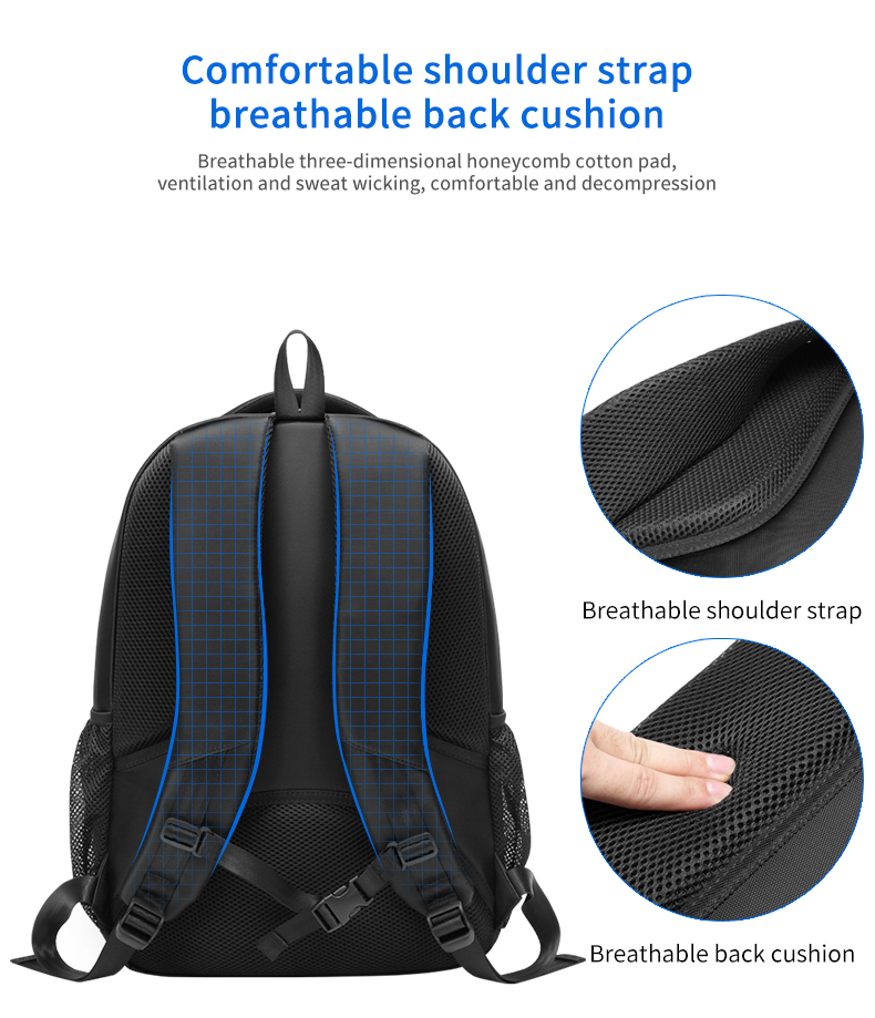 Wholesale new high quality custom logo oem business men waterproof school bags laptop backpack for men