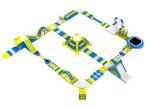 Hot Welding Inflatable Water Amusement Park , Blow Up Water Playground