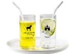 High Borosilicate Personalized Glass Cup , Etched Glass Coffee Mugs