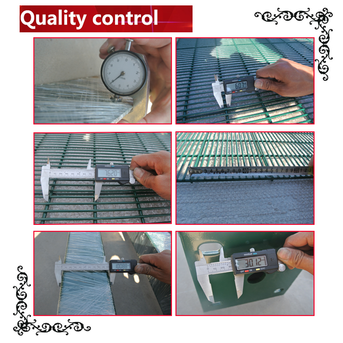 Alibaba cheap Security Durable Waterproof anti climb fence /anti climb cut fence /358 fencing