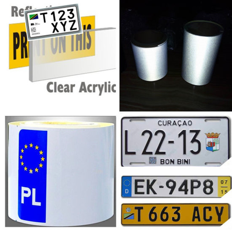 Acrylic Glass Bead Engineering Grade transparent reflective film For Road Signs