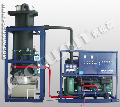 Tube Shape 10T Tube Ice Machine Directly Sold by Manufacturers with Automatic Function