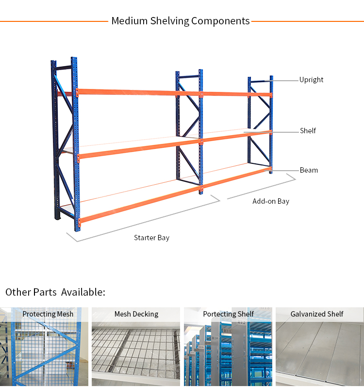 800-3000mm Height Industrial Steel Shelf for Fabric Rolls Storage and Organization