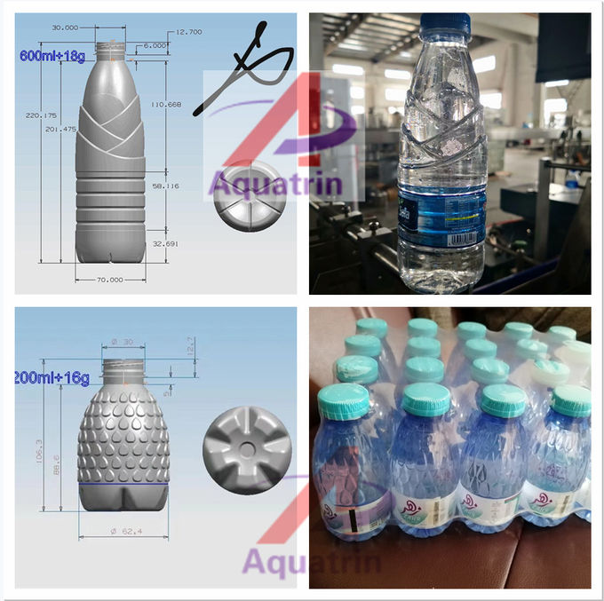 CIP 36000BPH Mineral Water Filling Machine SUS304 Drinking Water Bottling Machine