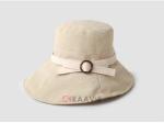 OEM Lady Women Floral Outdoor Bucket Hats Cotton 60cm For Summer