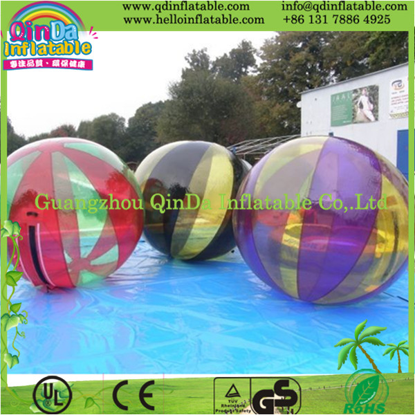 QinDaTransparent dia 2m water walking ball/ inflatable water balls price water
