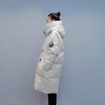 FODARLLOY F22534 Ladies Warm Hooded Cotton-padded Clothes Women Slim Long Winter