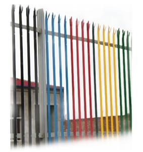 China Different Colors Hot Dipped Europe Palisade Fence for Park wholesale
