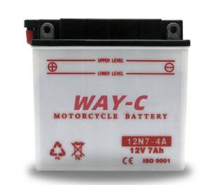 China Plumbum Motorcylcle Battery Acid Moto Bike Battery Charger 12N7-4A wholesale