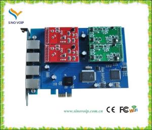 China 4 Port FXS/FXO analog Asterisk PCI-E card wholesale