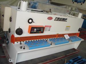 China CE Approved Guillotine Hydraulic Shearing Machine 16 Mm Cutting Thickness wholesale