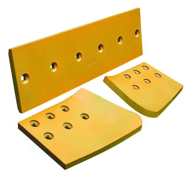 High Hardness Bulldozer Cutting Edges End Bits in Yellow or Black with 30MNB and High Carbon Steel