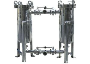 China Food Grade Stainless Steel Bag Filter Housing For Water Treatment Plant wholesale