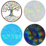 MHC Diy Silicone Resin Mold Holographic Wall Art Decorations Home Epoxy Resin