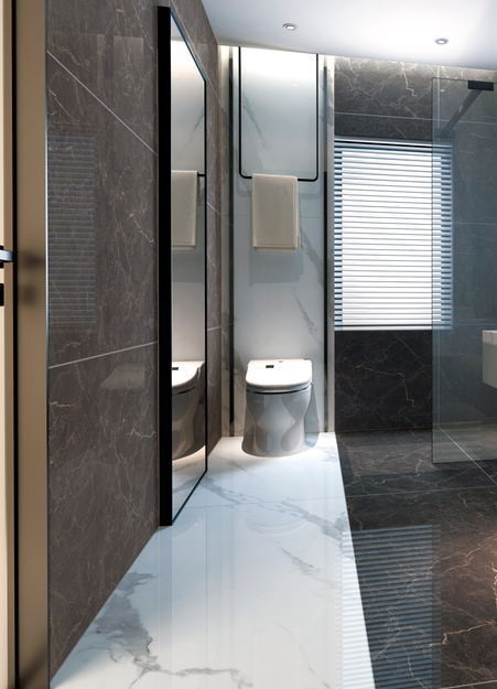 Large Format Ceramic Tile / Indoor Bathroom Big Size Polished Glazed Ceramic Tile