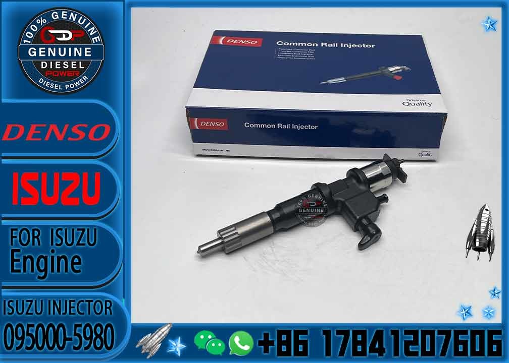 Common Rail Injector Diesel Fuel Injector 095000-5980 095000-5516 095000-5517 095000-5513 for KOMATSU