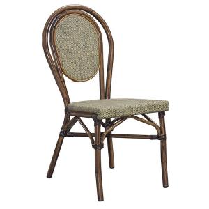 China All Weather Textilene Big Loading Ability Bistro Dining Chairs wholesale