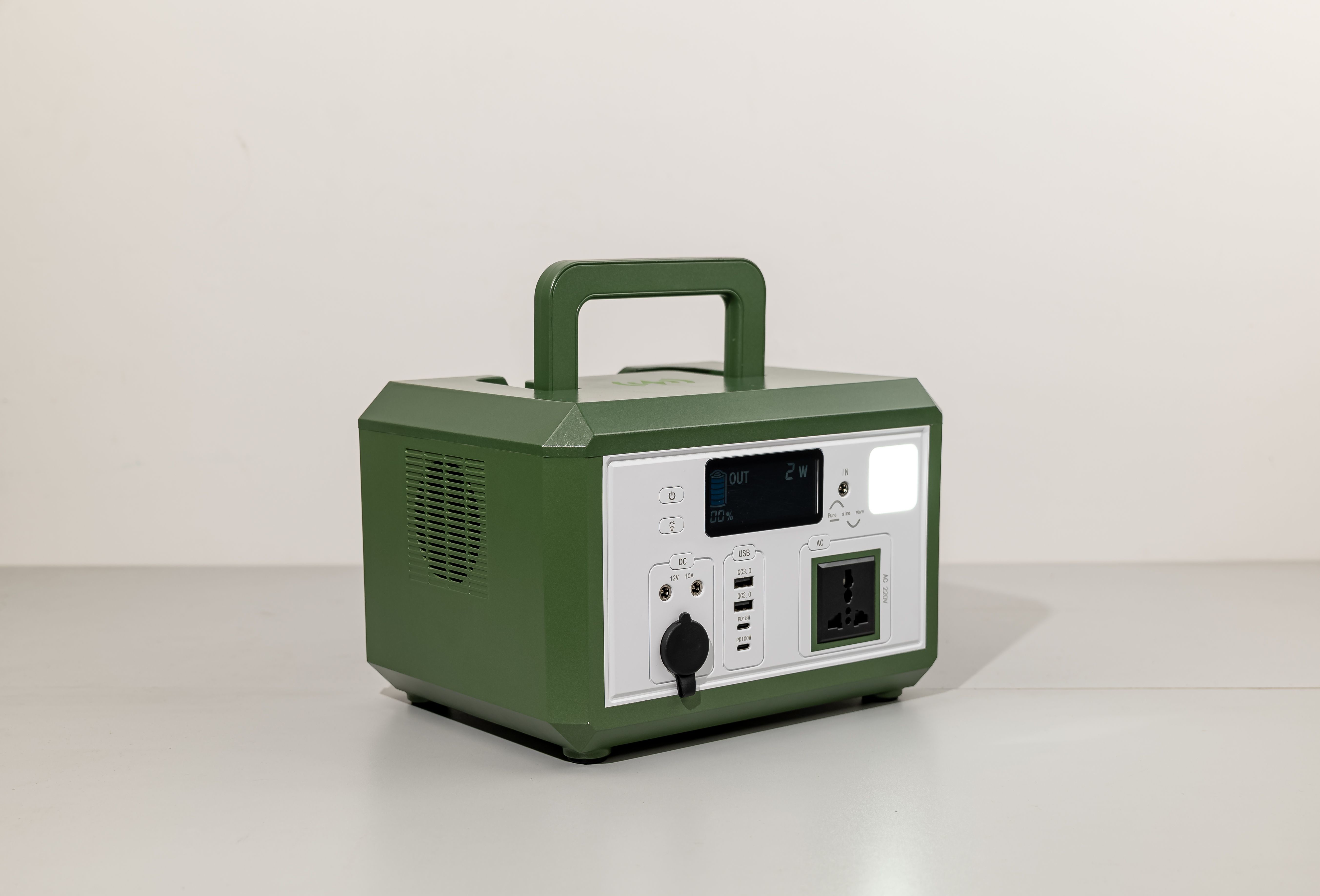 Free Transfer Switch AC Outlets 600W PV Charging Best Power Station With SOS Light For Emergency Power Supply