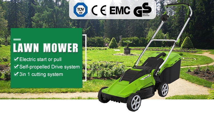 230v Power Hand Push Greenworks Garden Petrol Lawn Mower 98CC Engine