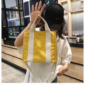 China Collapsible Crossbody 50cm Handle Printed Canvas Shopping Bags wholesale