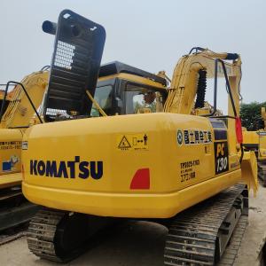 China PC130 Used Komatsu Excavator 13 Ton Hydraulic Crawler Excavators wholesale