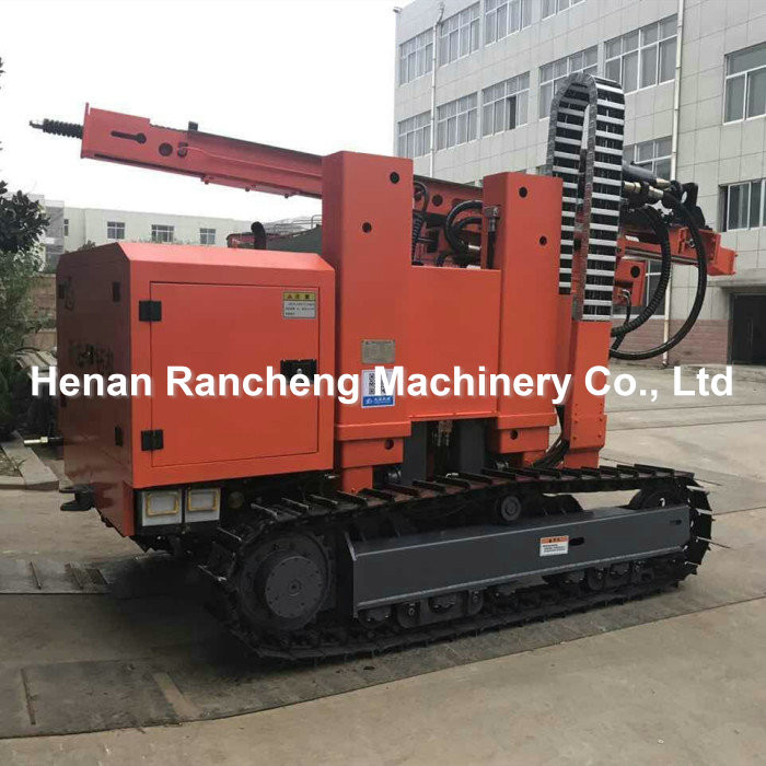 115HP Diesel Engine Solar Hydraulic Pile Driver 100mm - 400mm Drilling Dia