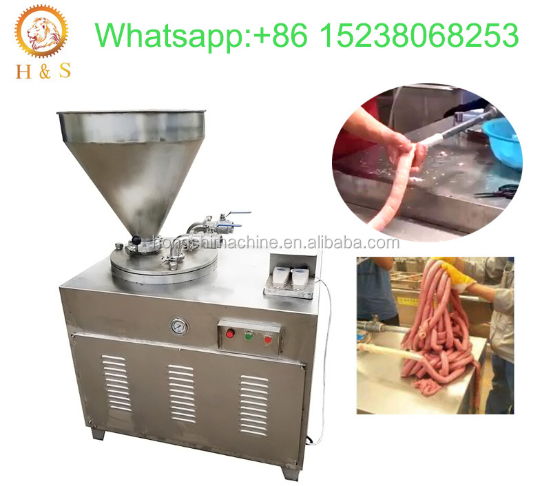 5.5kw Meat Sausage Filling Tying Machine Production Line High Capacity