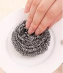 Sliver Color Stainless Steel Pot Cleaner , SGS Certification 430 Metal Dish