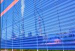 Round Hole Anti Wind Net Sprayed 0.8mm Thickness