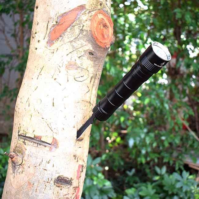 IP68 Mini Usb Rechargeable Led Torch 10W 960 Lumen Φ42.8*195mm Dimension