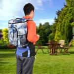 Food Camo Insulated Cooler Bag Backpack Lunch Pockets 34x23x43cm
