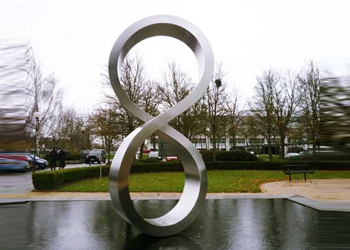 Number Eight Large Steel Sculptures , Stainless Steel Garden Sculptures
