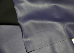 China Custom Polyurethane Synthetic Leather Dark Blue Anti - Mildew Eco - Friendly wholesale