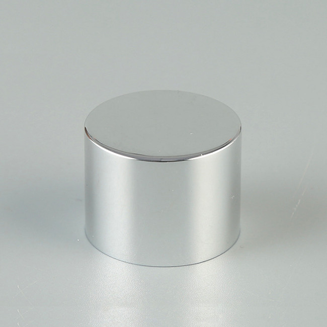 FDA REACH Certified 24/410 Shiny Silver Metal Bottle Caps With PE Liner